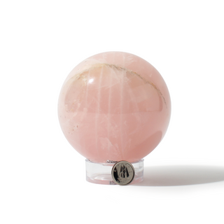 Rose Quartz Sphere Unique #96 - 3 3/8" from Stonebridge Imports