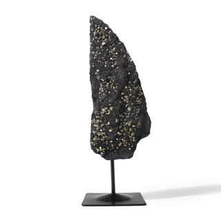 Pyrite on Basalt Specimen on Stand #2 from Stonebridge Imports
