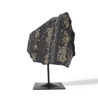 Pyrite on Basalt Specimen on Stand #4 from Stonebridge Imports