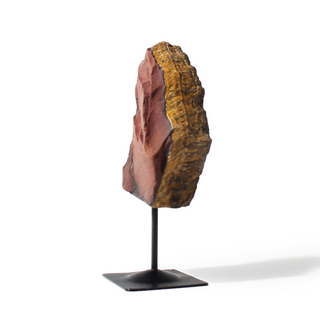 Tiger Eye on Metal Stand - 3 3/4" to 6 1/4" #1 - 100g from Stonebridge Imports