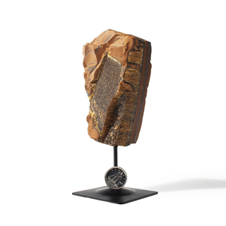 Tiger Eye on Metal Stand - 3 3/4" to 6 1/4" from Stonebridge Imports