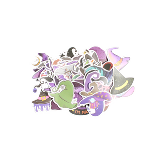 Autocollants en forme de grappe de cristal - Paquet de 50