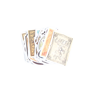 Autocollants en forme de grappe de cristal - Paquet de 50