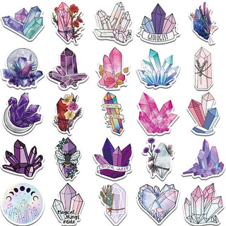 Crystal Cluster Sticker - Pack of 50    from Stonebridge Imports