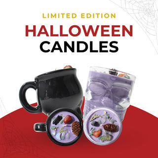 Halloween Crystal Candle 🎃 Add Some Spooky Sparkle to Your Home from Stonebridge Imports