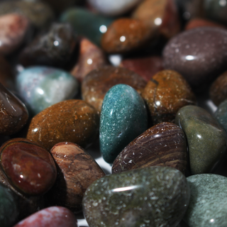 India Agate Tumbled Stones from Stonebridge Imports