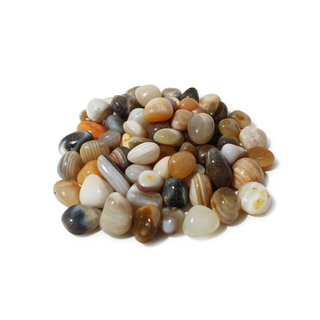 Natural Banded Agate Tumbled Stones from Stonebridge Imports