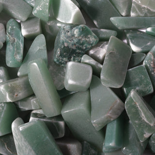 Green Aventurine Tumbled Stones - Assorted Medium    from Stonebridge Imports