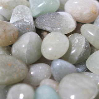 Green Aventurine Tumbled Stones - Light/Dark from Stonebridge Imports