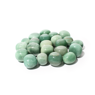 Green Aventurine Tumbled Stones - India from Stonebridge Imports