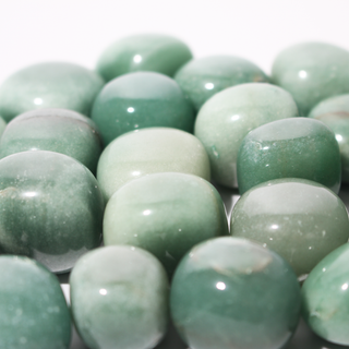 Green Aventurine Tumbled Stones - India from Stonebridge Imports