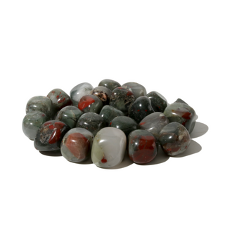 African Bloodstone Tumbled Stone Large   from Stonebridge Imports