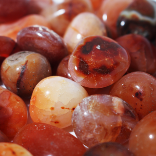 Banded Carnelian Tumbled Stones from Stonebridge Imports