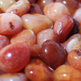 Banded Carnelian Tumbled Stones from Stonebridge Imports