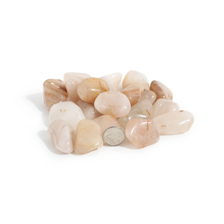 White Chalcedony Tumbled Stones