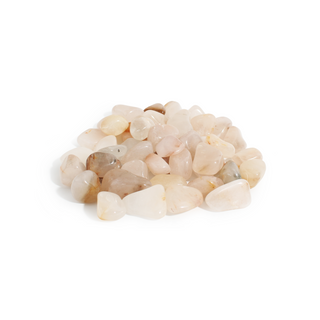 White Chalcedony Tumbled Stones