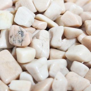 Cream Feldspar Tumbled Stones
