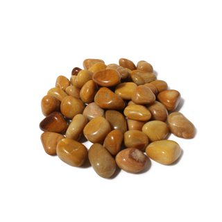 Yellow Jasper Tumbled Stones - India from Stonebridge Imports