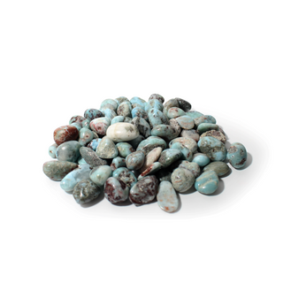 Larimar Tumbled Stones Extra Small from Stonebridge Imports