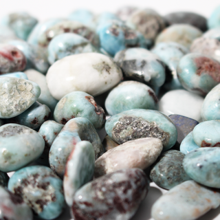 Larimar Tumbled Stones from Stonebridge Imports