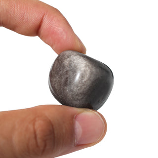 Obsidian Silver Sheen Tumbled Stones from Stonebridge Imports
