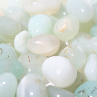 Aqua Onyx Tumbled Stones (Enhanced) from Stonebridge Imports