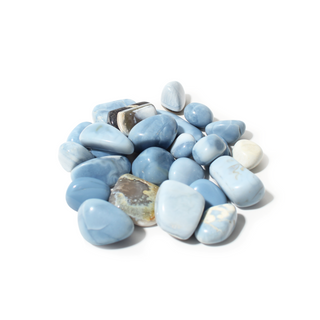 Blue Opal Tumbled Stones - India Small from Stonebridge Imports