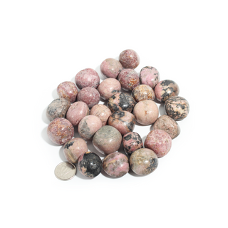 Rhodonite Dark Tumbled Stones from Stonebridge Imports