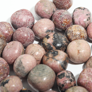 Rhodonite Dark Tumbled Stones from Stonebridge Imports