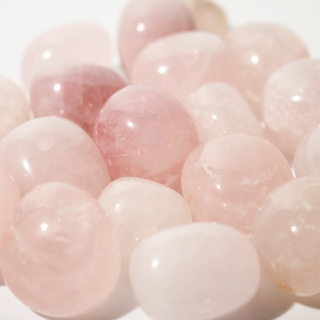Rose Quartz A Tumbled Stones - India from Stonebridge Imports