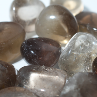 Smoky Quartz E Tumbled Stones - India from Stonebridge Imports