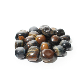 Blue and Gold Tiger Eye Tumbled Stones from Stonebridge Imports