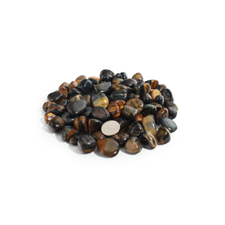 Blue and Gold Tiger Eye Tumbled Stones from Stonebridge Imports