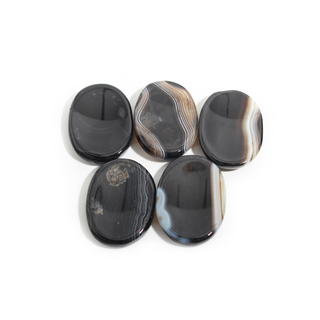 Black Onyx Worry Stone - 5 Pack from Stonebridge Imports