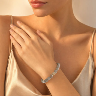 Agate Druzy Bead Bracelet from Stonebridge Imports