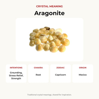 Amber Aragonite Tumbled Stones from Stonebridge Imports