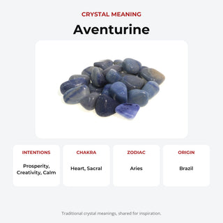 Blue Aventurine Tumbled Stones from Stonebridge Imports