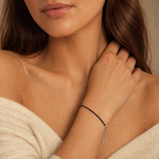 Blue Goldstone Bracelet - 2-3mm from Stonebridge Imports