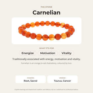 Carnelian A Round Bracelet from Stonebridge Imports