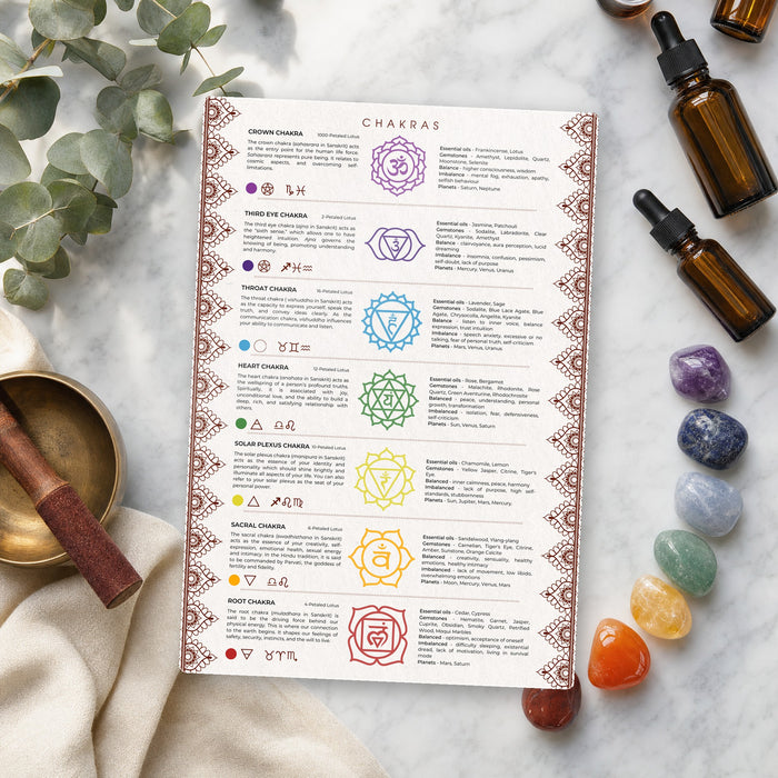 QuickStudy Guide 2.0 - Chakra (Hardcopy 5-pack) from Stonebridge Imports