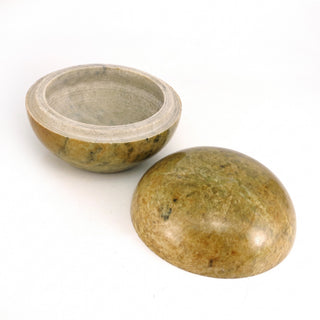 Round Trinket Box 4" - Brazilian soapstone, photo 3
