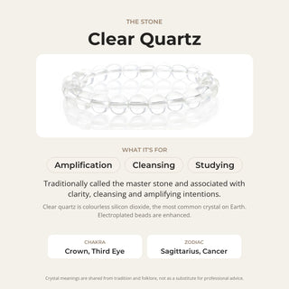 Clear Quartz Bead Bracelet from Stonebridge Imports