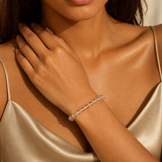 Clear Quartz Bead Bracelet from Stonebridge Imports