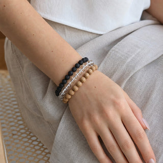 Clear Quartz Bead Bracelet from Stonebridge Imports