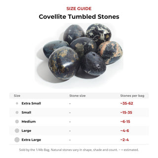 Covellite Tumbled Stones from Stonebridge Imports