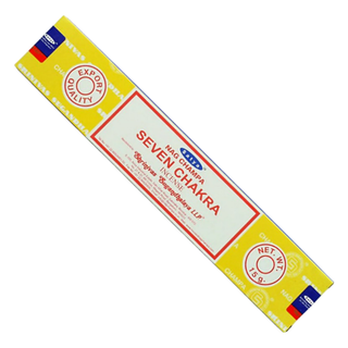 Seven Chakra Satya Incense Sticks - 15g from Stonebridge Imports