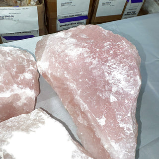 Rose Quartz E Chunk Case - 18kg from Stonebridge Imports