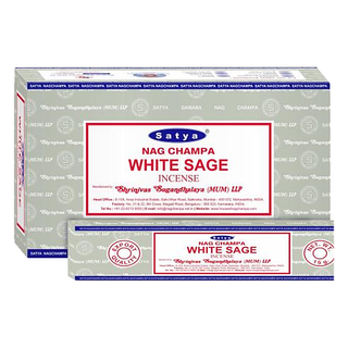 Nag Champa White Sage Satya Incense Sticks - 15g from Stonebridge Imports