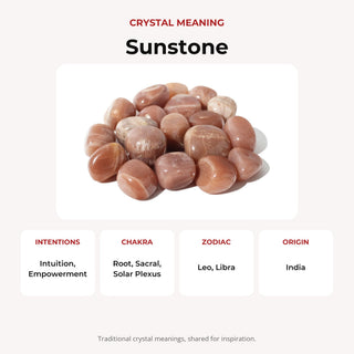Golden Sunstone Tumbled Stones from Stonebridge Imports