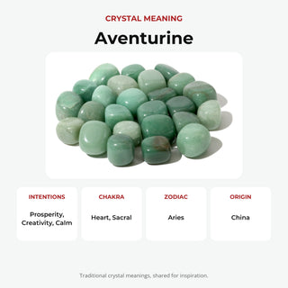 Green Aventurine Tumbled Stones - China from Stonebridge Imports